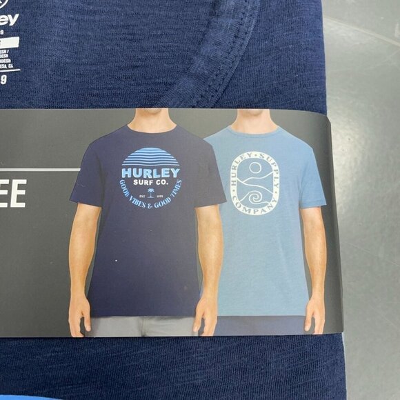 NEW Hurley Men's Size L 2-Pack Graphic Tee Classic Fit 100% Cotton - Picture 5 of 6